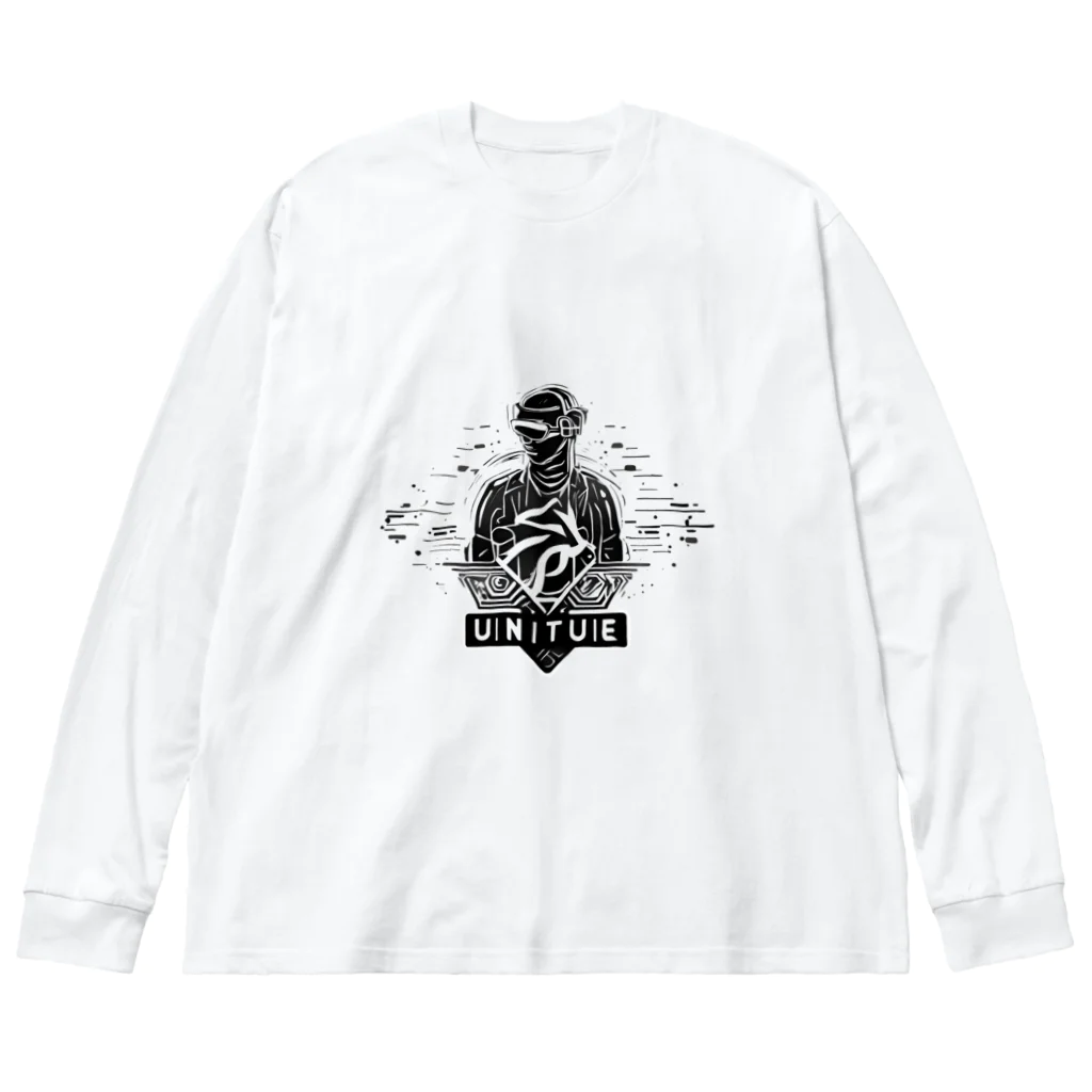 Unique Existenceのfuture man Big Long Sleeve T-Shirt