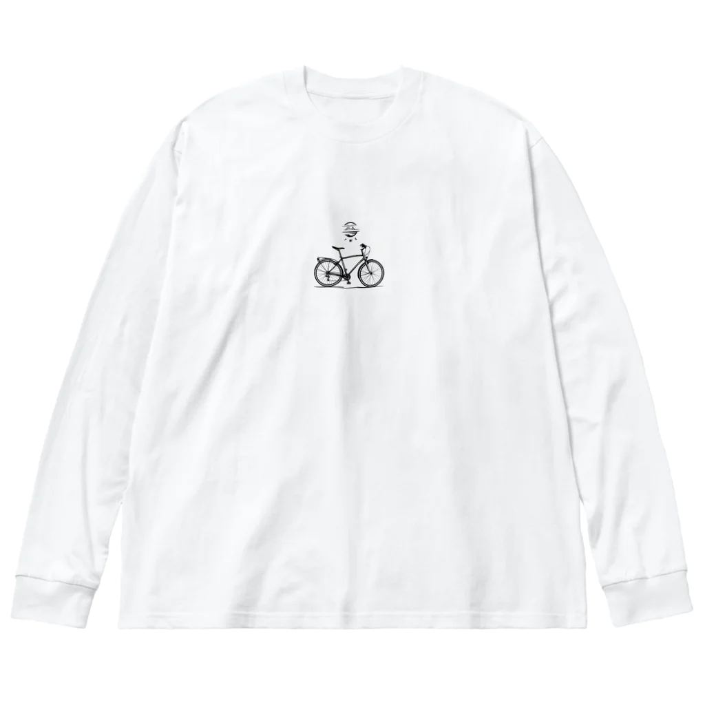 二宮大輔の自転車ロゴ Big Long Sleeve T-Shirt