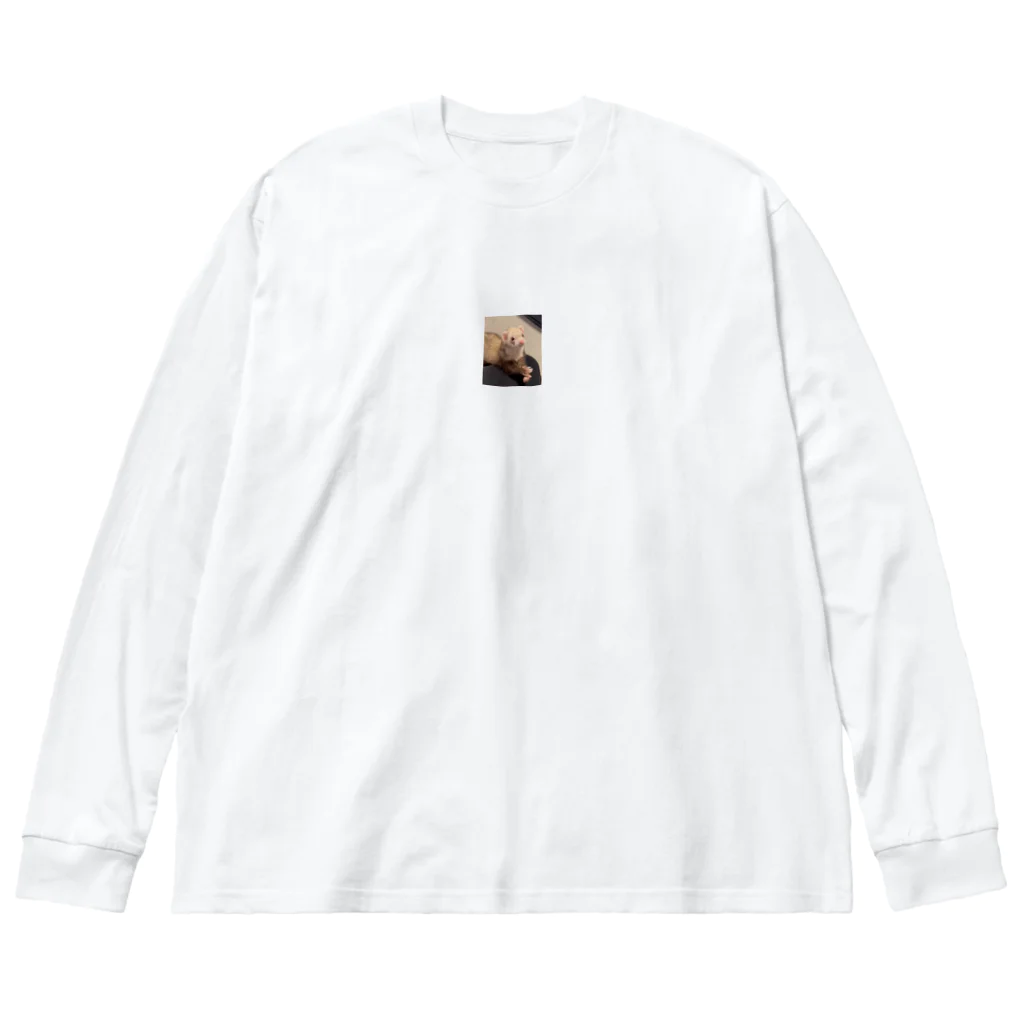 M-Storeのキョトンなフェレット Big Long Sleeve T-Shirt