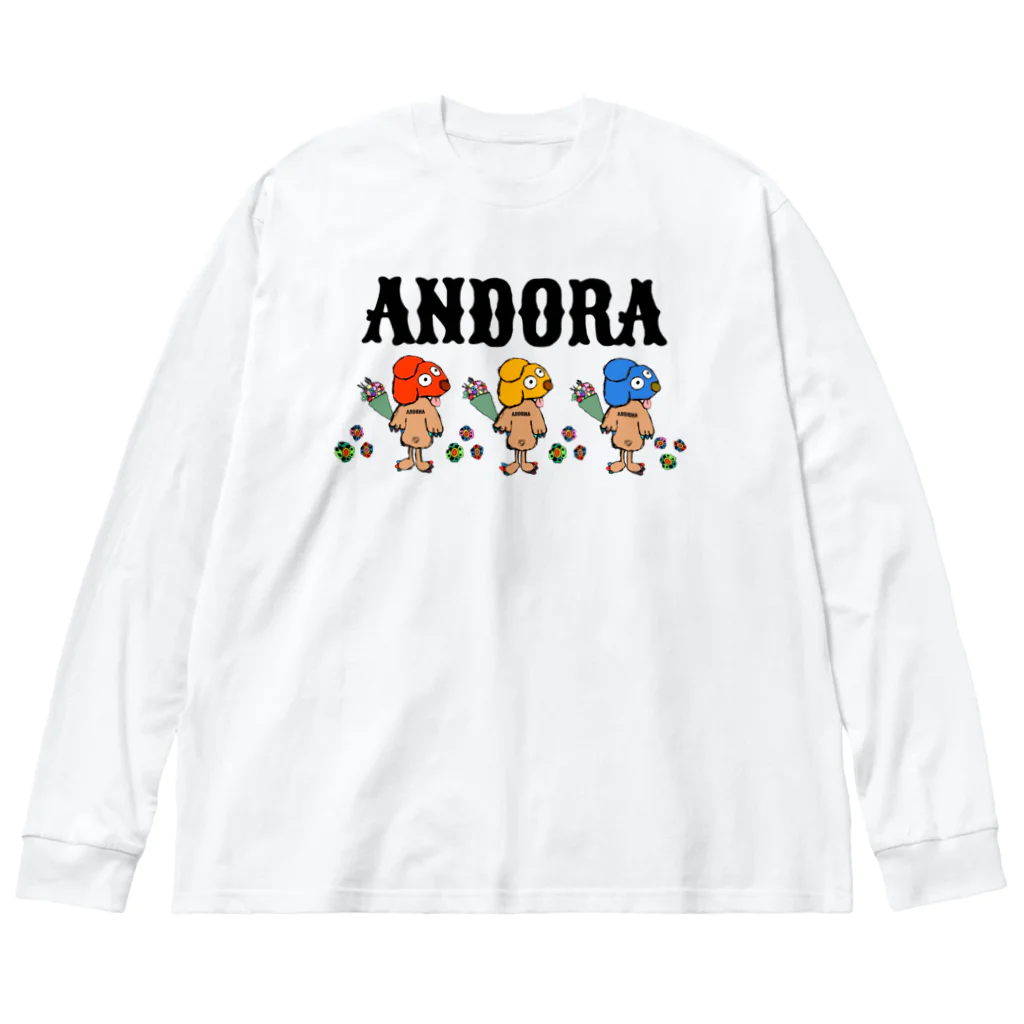 ANDORAのANDORA DOGS ビッグシルエットロングスリーブTシャツ