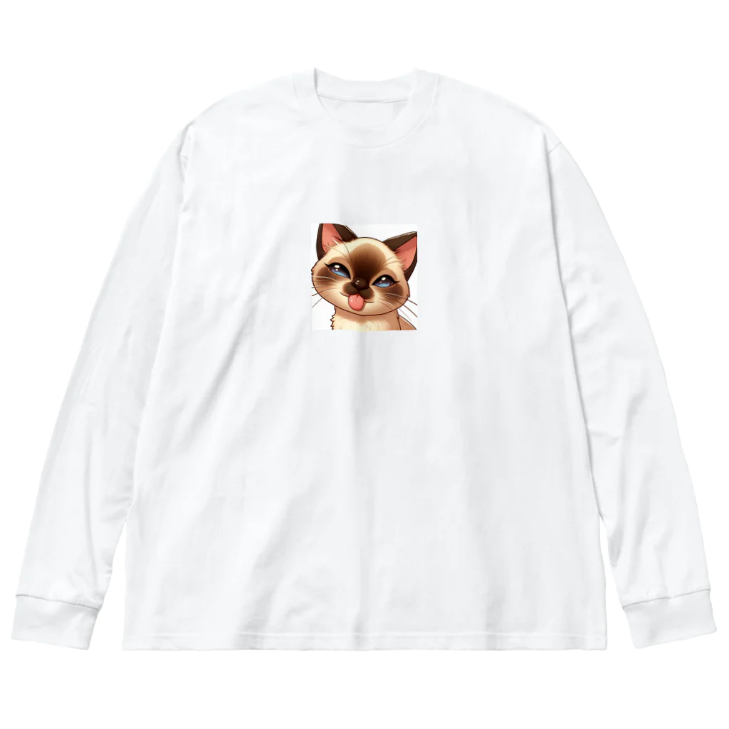 岸本淳の俺のシャムちゃん１ Big Long Sleeve T-Shirt