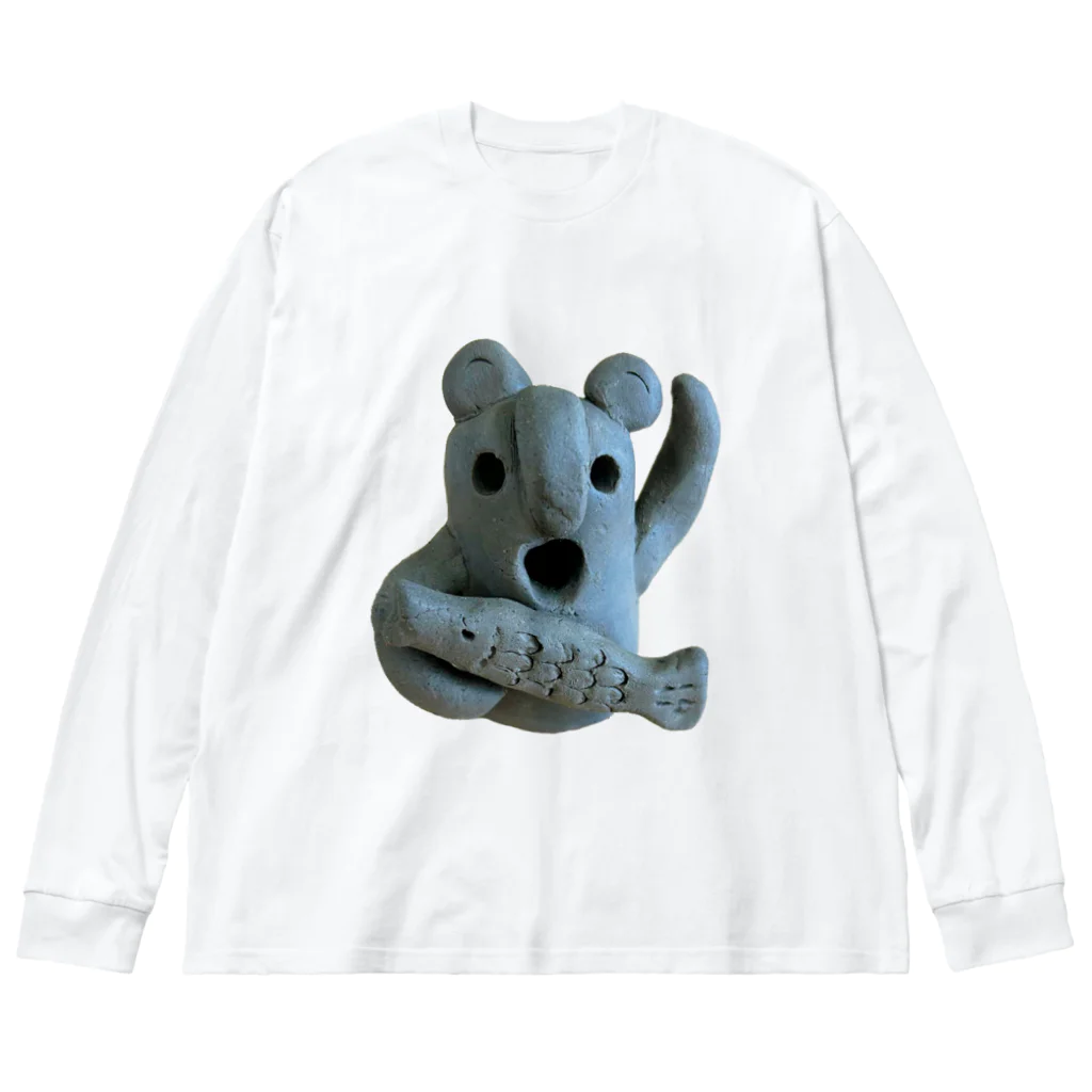 atelier_lapislazuliのくまはにわ実写 Big Long Sleeve T-Shirt