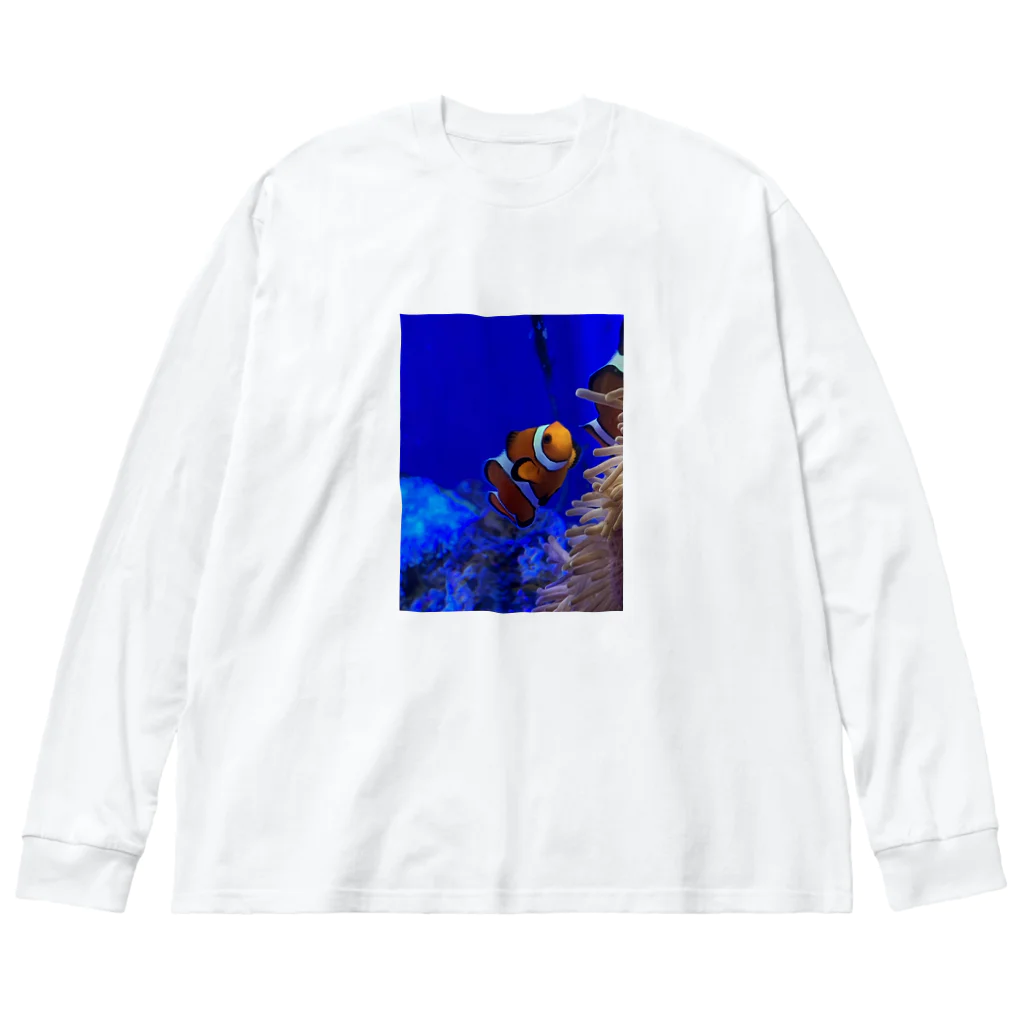 Ebiten3の可愛いクマノミ Big Long Sleeve T-Shirt