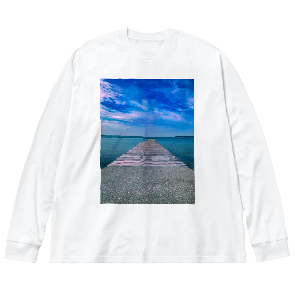 ryu241のあめやの桟橋 Big Long Sleeve T-Shirt