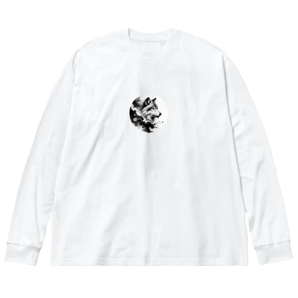 yielanggo007の月下の狼 Big Long Sleeve T-Shirt