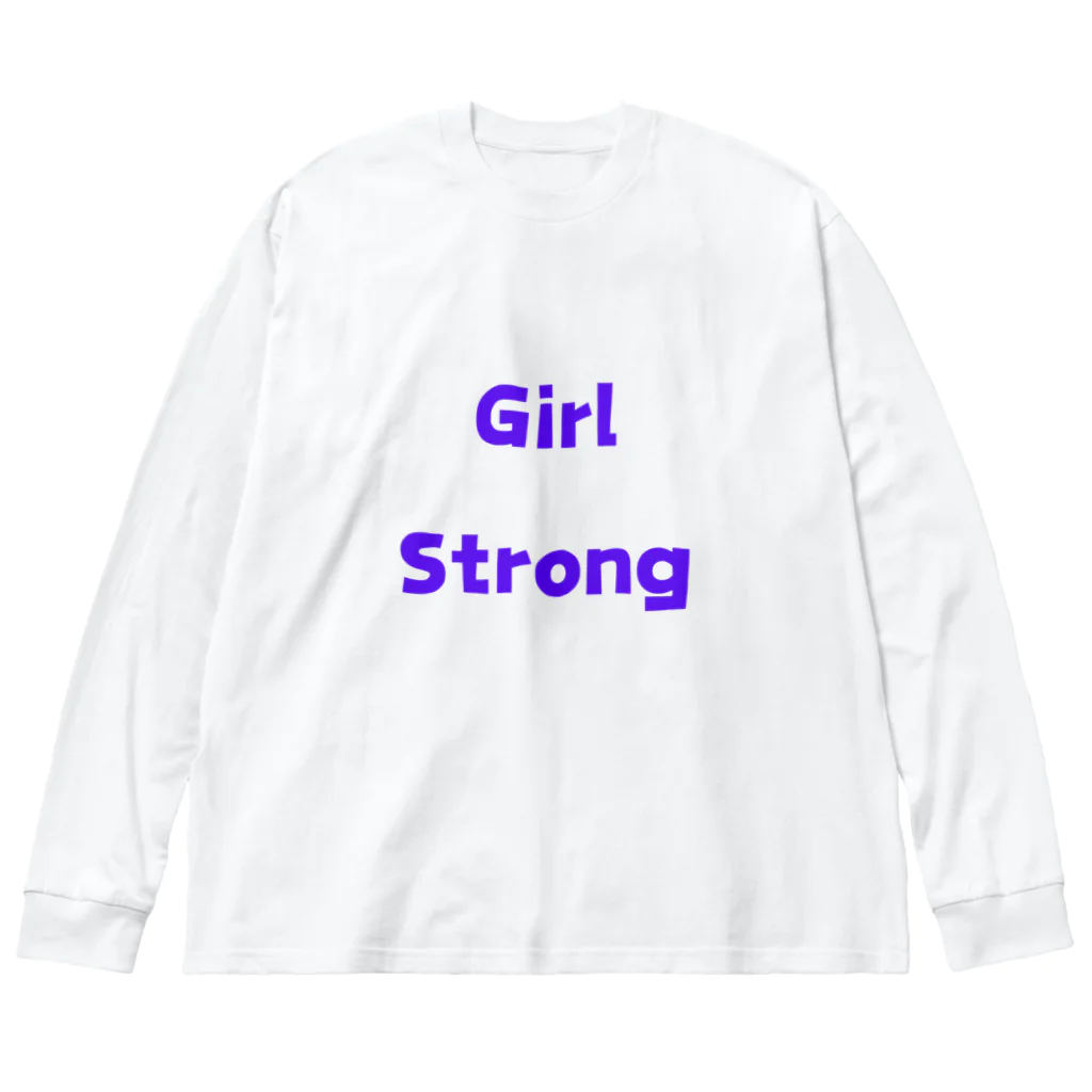 あい・まい・みぃのGirl Strong-強い女性を表す言葉 Big Long Sleeve T-Shirt