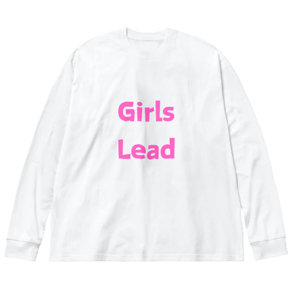 あい・まい・みぃのGirls Lead-女性のリーダーシップを後押しする言葉 ビッグシルエットロングスリーブTシャツ