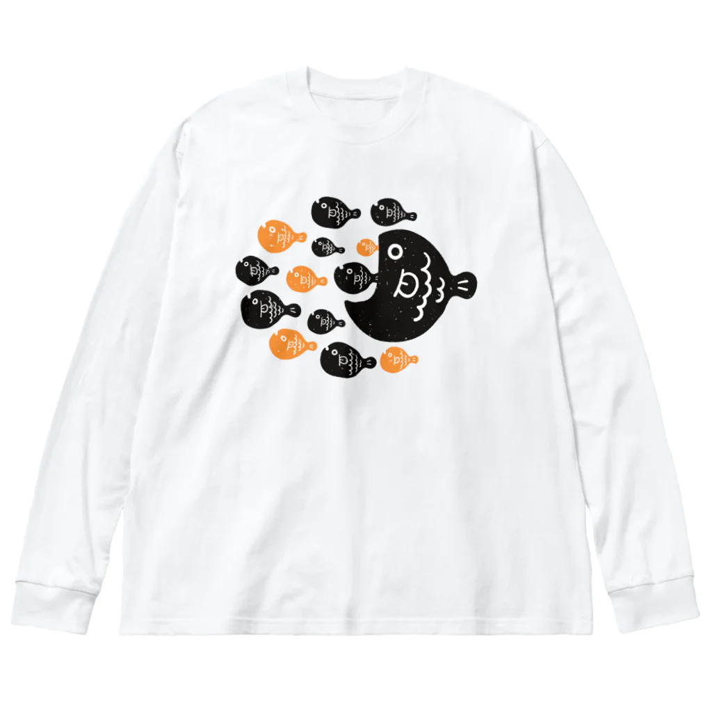 mincruのお魚さんは大家族 Big Long Sleeve T-Shirt