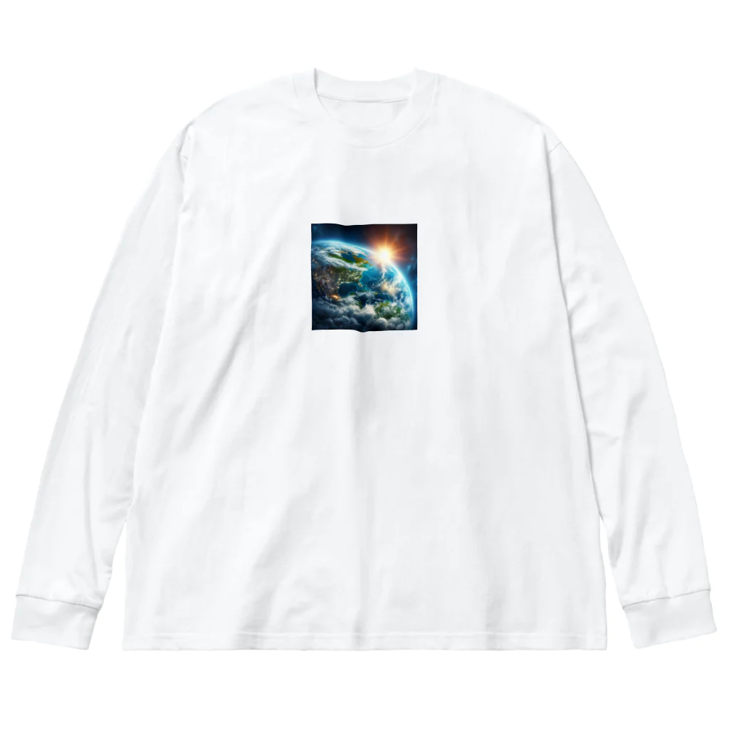 波乗り南国🏝️の惑星からの光 Big Long Sleeve T-Shirt