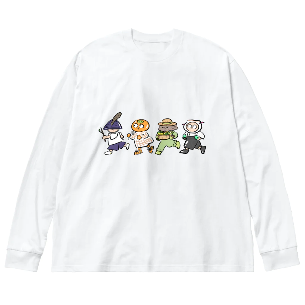 aocamp!のダテのコ ビッグシルエットロングスリーブTシャツ