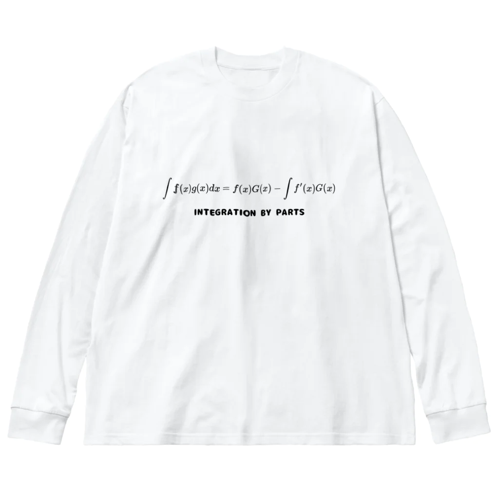 粗茶の部分積分 Big Long Sleeve T-Shirt