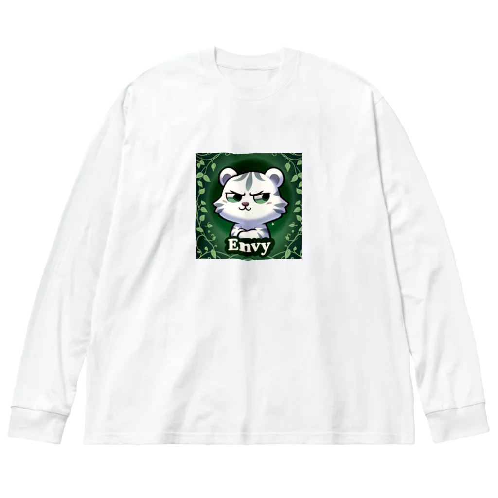 rapis88のやきもち白虎 Big Long Sleeve T-Shirt