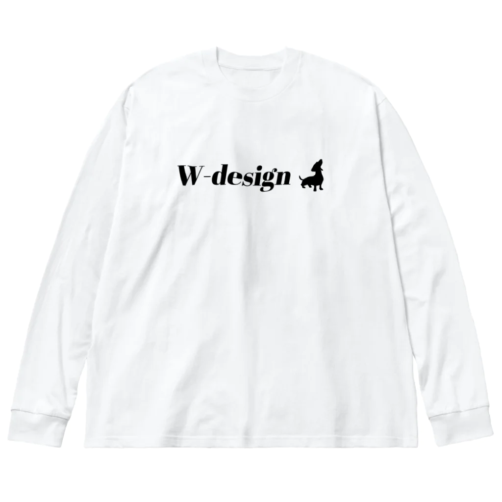 W-designのW-designのロゴアイテム Big Long Sleeve T-Shirt