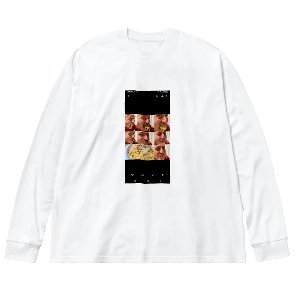 LA-VOLPEのLA CARBONARA ビッグシルエットロングスリーブTシャツ