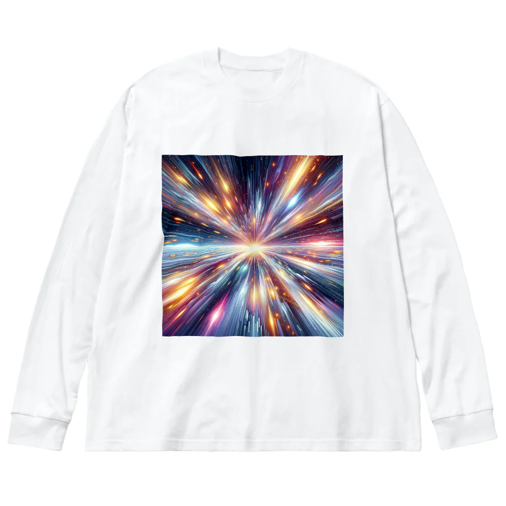 トトベス(T∴B∴M∴)🕊️の超光速スターダスト量子ワープ🛸スターシード覚醒コード ビッグシルエットロングスリーブTシャツ