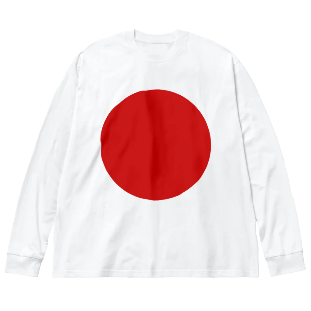 お絵かき屋さんの日本の国旗 Big Long Sleeve T-Shirt