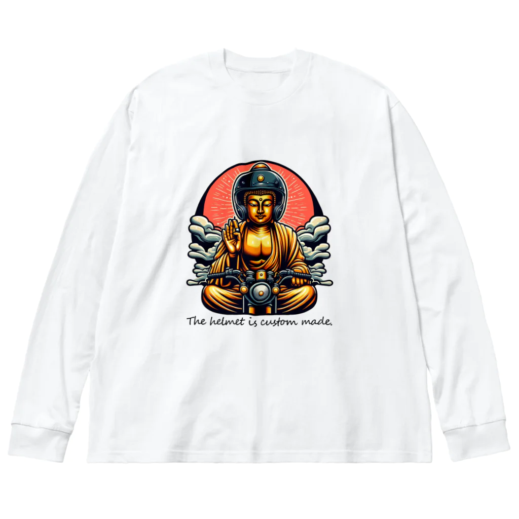 shime_savaのヘルメット特注やねん Big Long Sleeve T-Shirt