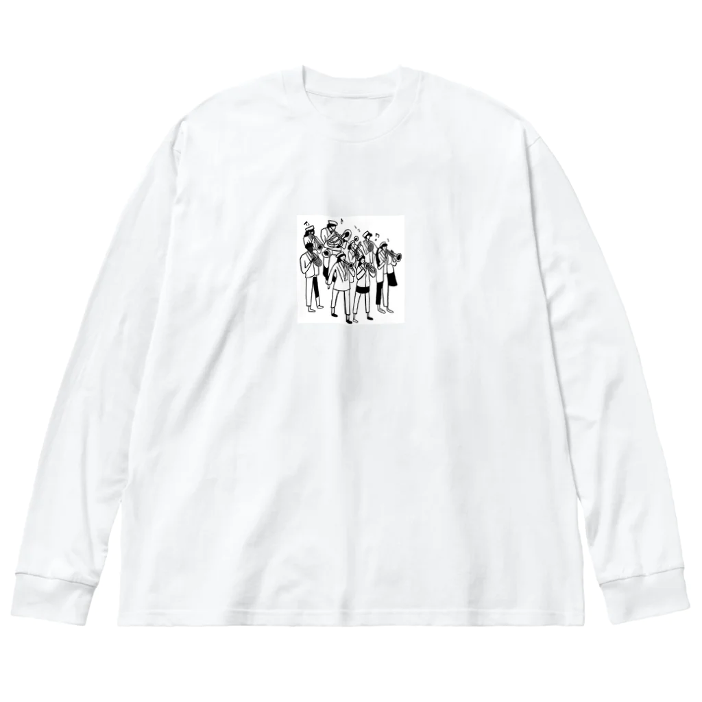 yamabの吹奏楽部 Big Long Sleeve T-Shirt