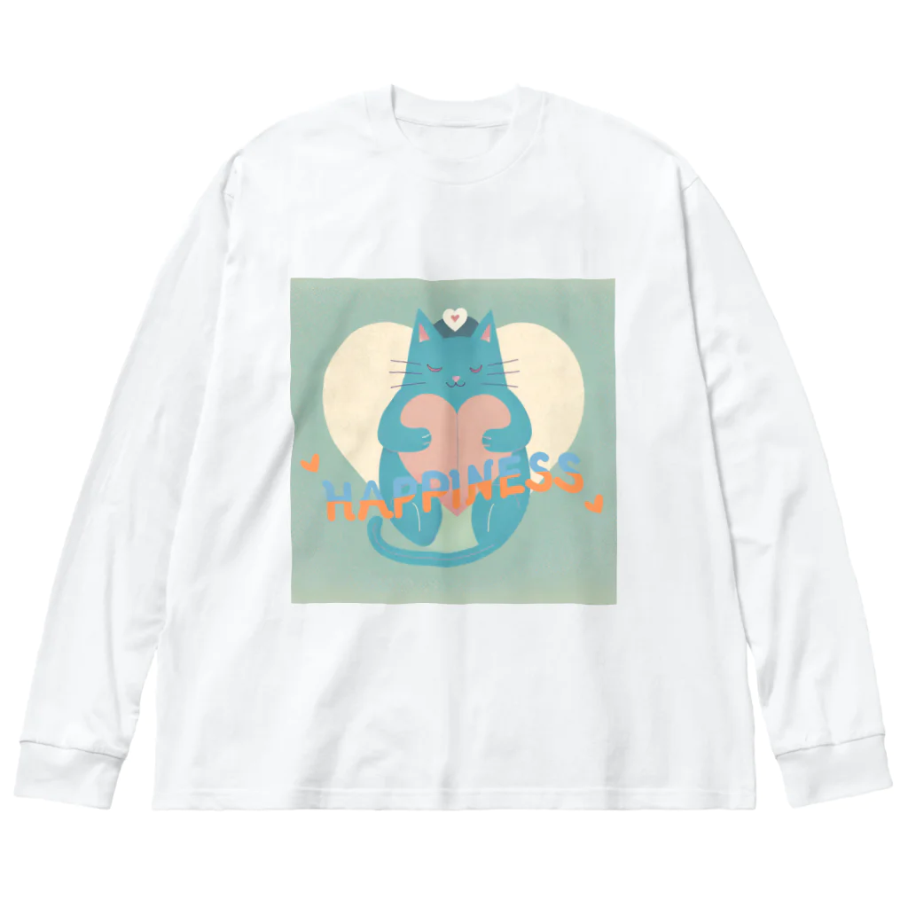 きなこのHappy Lifeのhappiness Big Long Sleeve T-Shirt