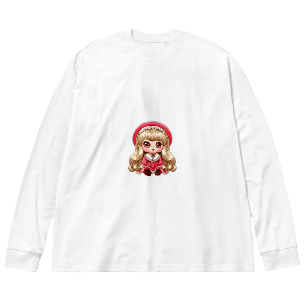 ミントキャンディのレトロなDOLL Big Long Sleeve T-Shirt