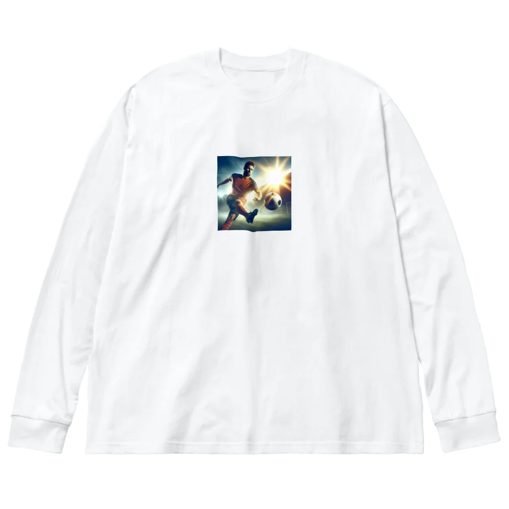 GUNSUNのサッカーの醍醐味 Big Long Sleeve T-Shirt