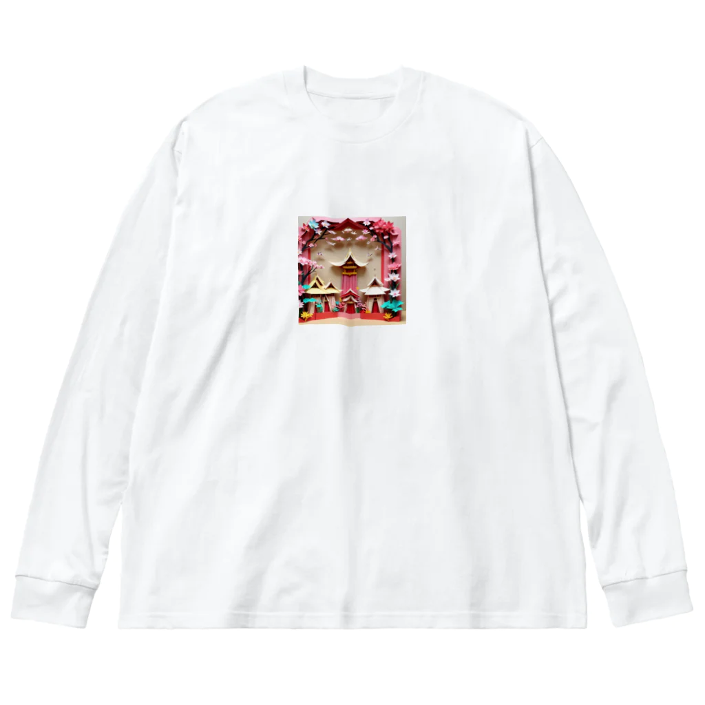 yukki1975の折り紙のイラスト_014 Big Long Sleeve T-Shirt