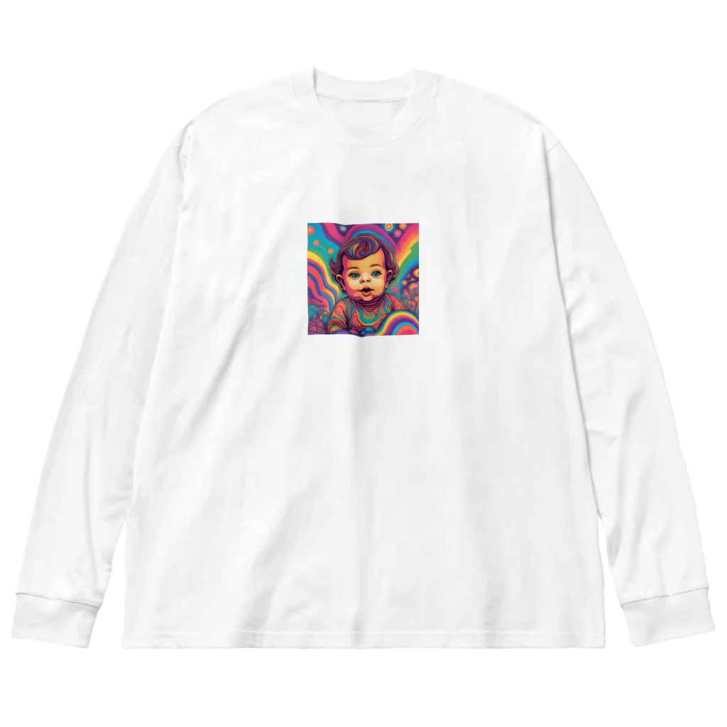 chinguuuuuのラブリーベイビー Big Long Sleeve T-Shirt