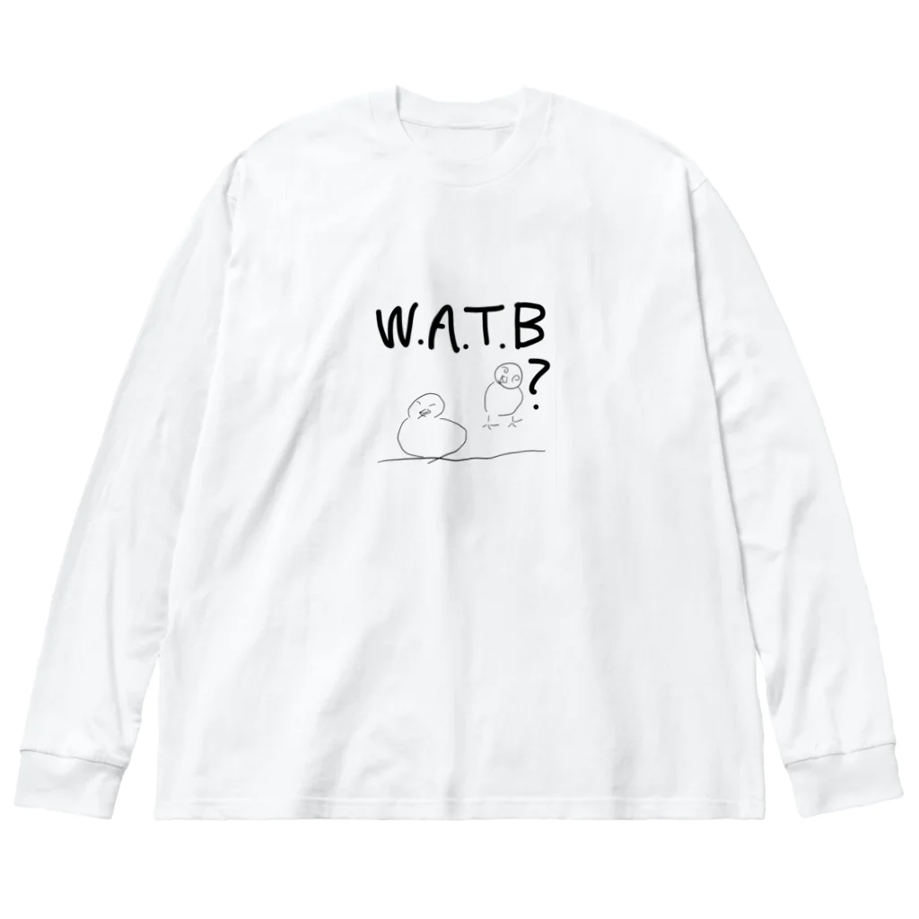 T.T.のWhat Are Those Birds? ビッグシルエットロングスリーブTシャツ