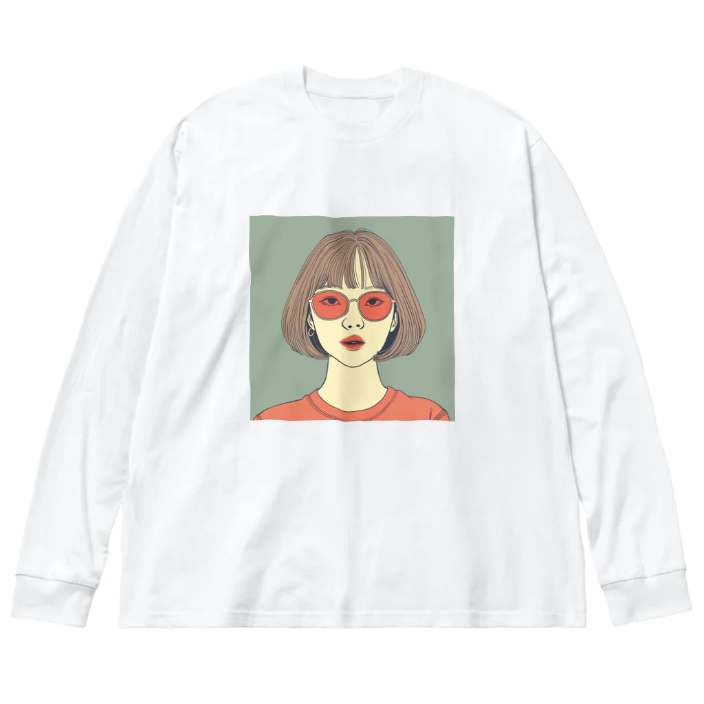  Tokyo City Girls catalogues のCity girl #3 サアヤ ビッグシルエットロングスリーブTシャツ