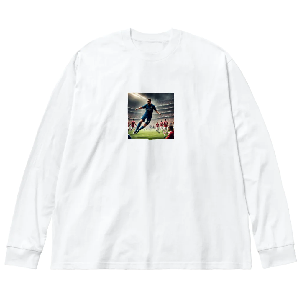 ツッキー★のゴールを決めたサッカー選手 Big Long Sleeve T-Shirt