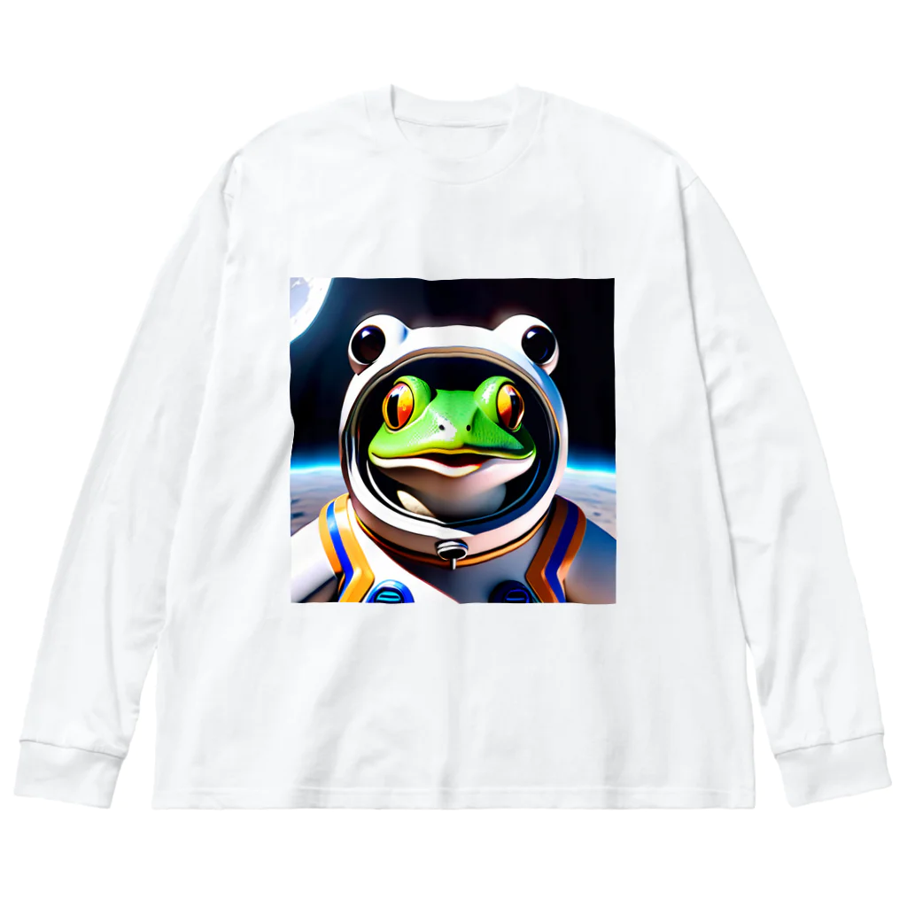 LOGOstylesの宇宙探索 ビッグシルエットロングスリーブTシャツ