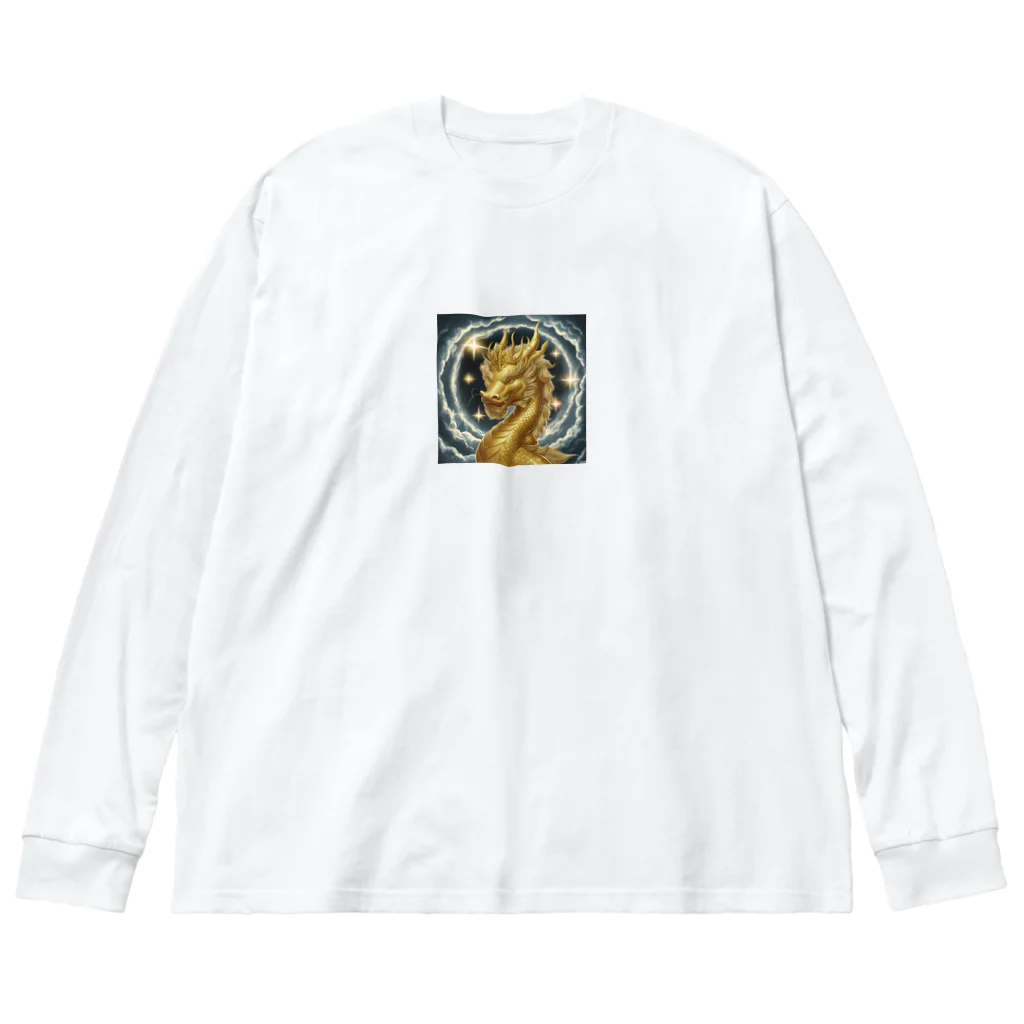 幸運招来の金龍神様 Big Long Sleeve T-Shirt