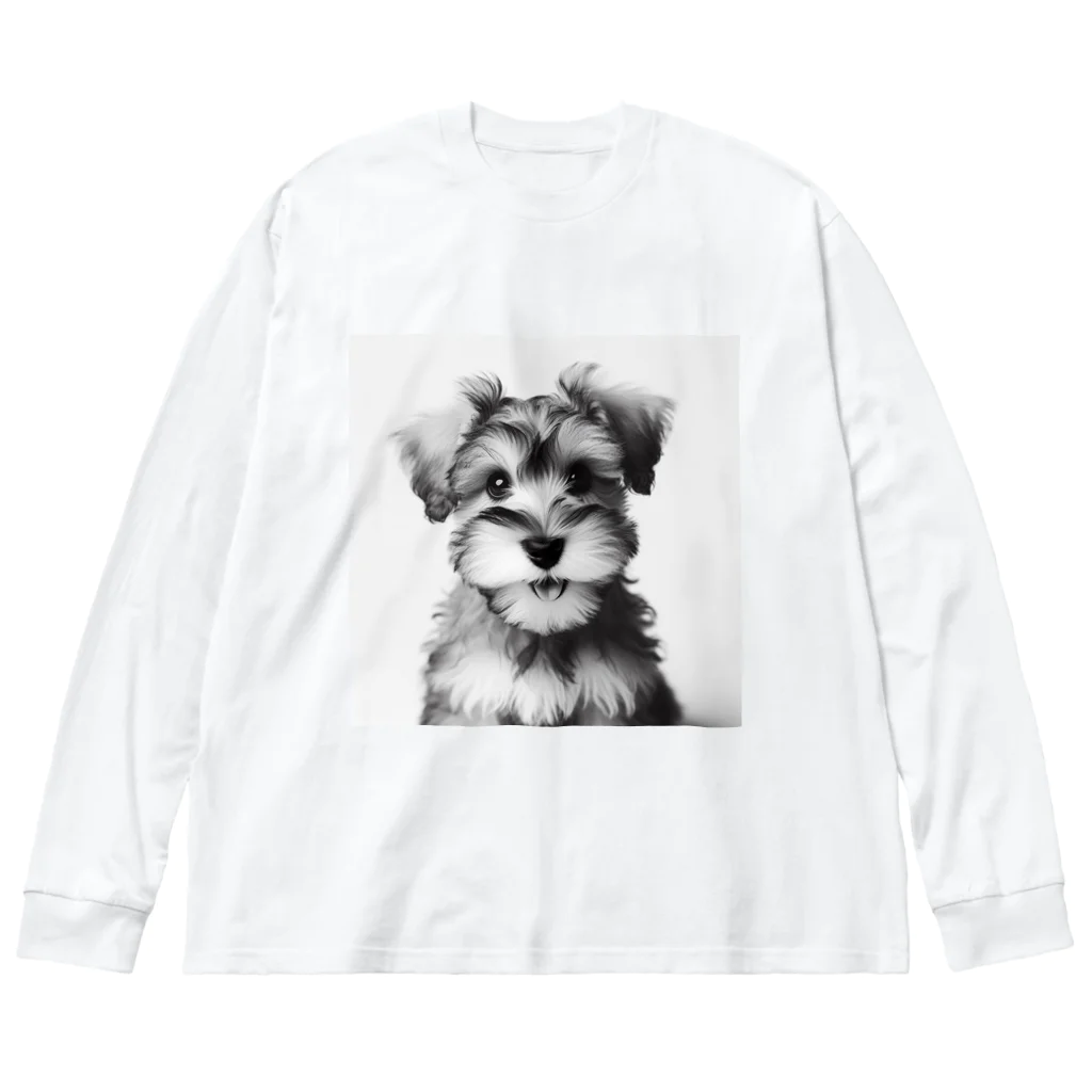 POOどるのミニシュナ ビッグシルエットロングスリーブTシャツ