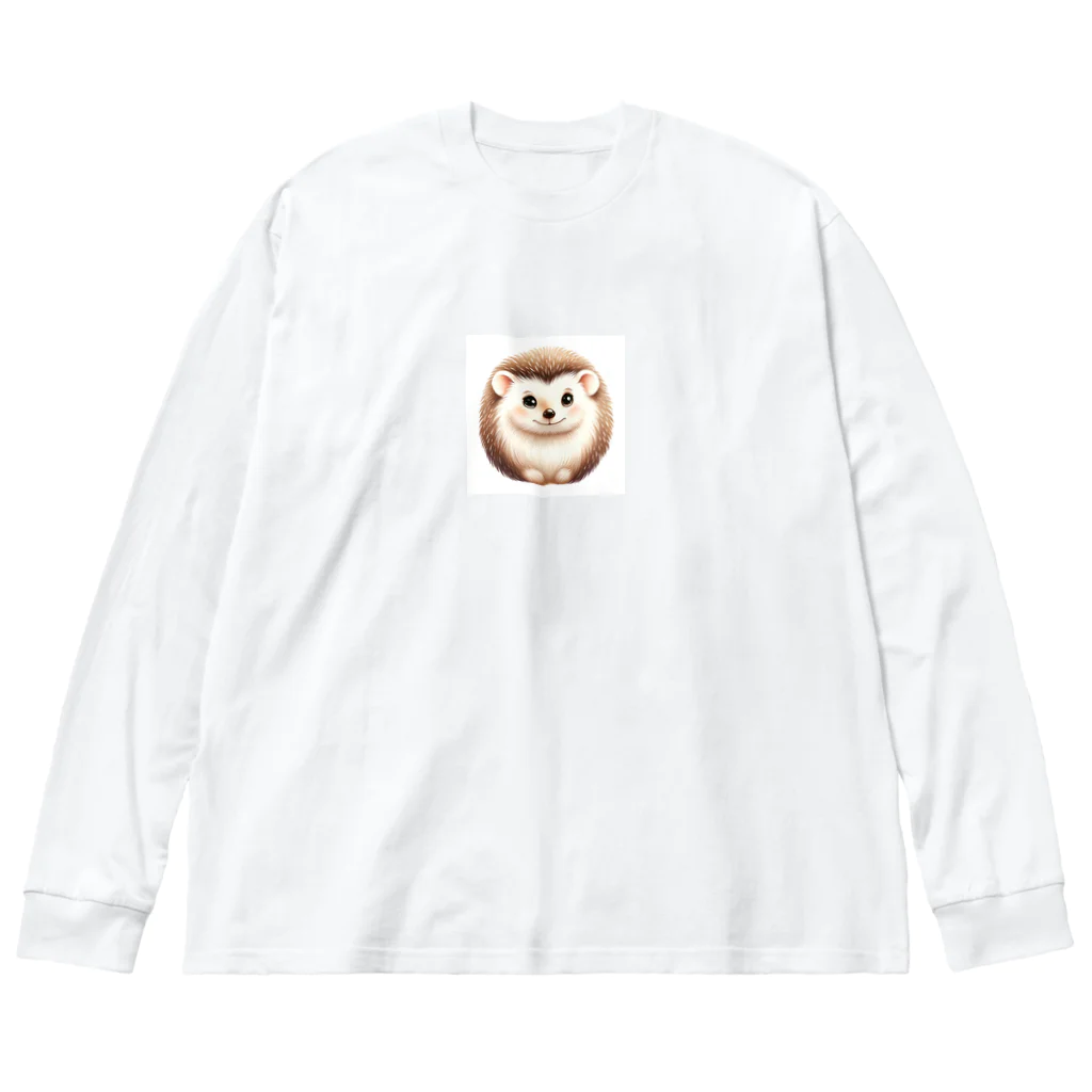 しんすけのお母さんハリネズミ Big Long Sleeve T-Shirt