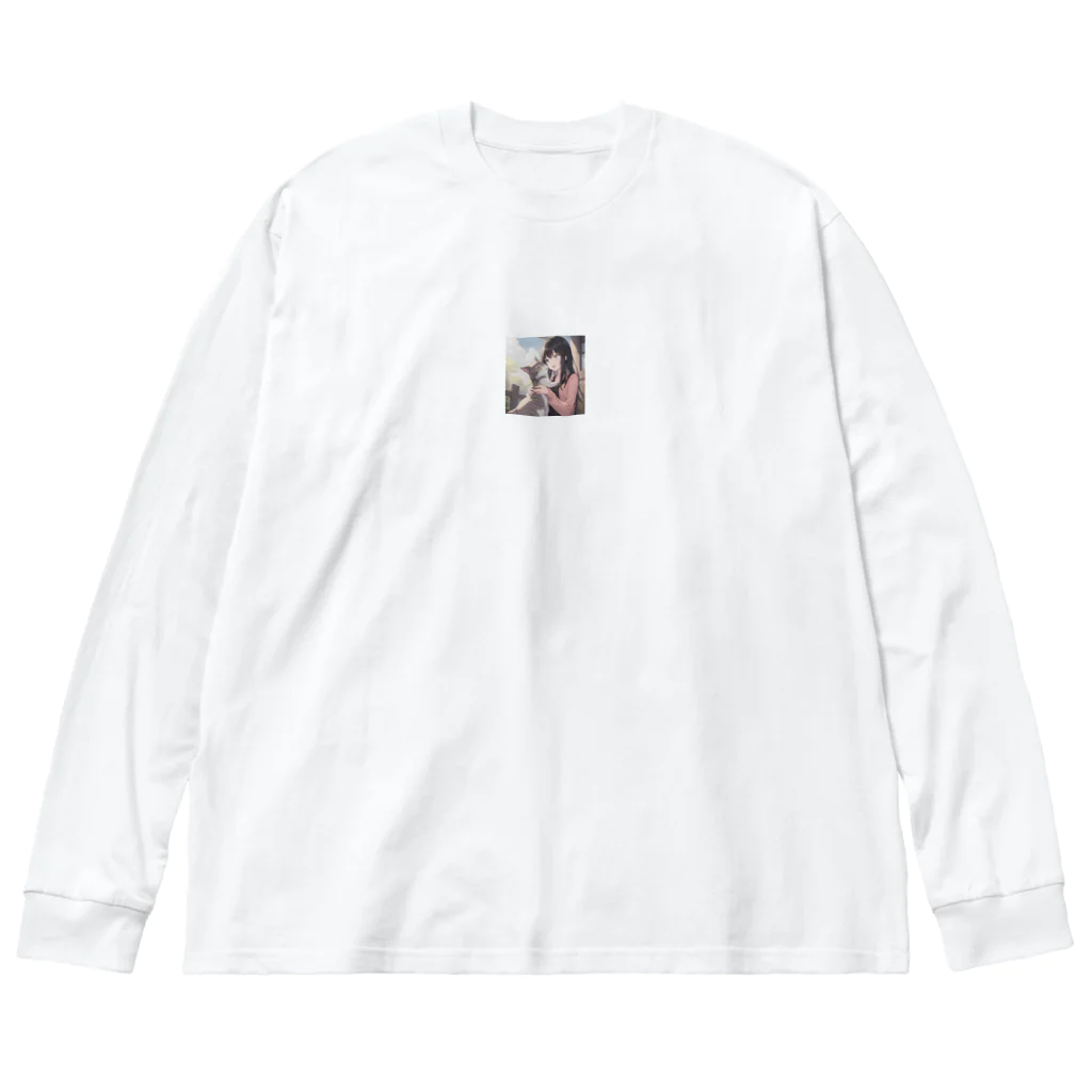 ithukushima09のネコとの出会い Big Long Sleeve T-Shirt