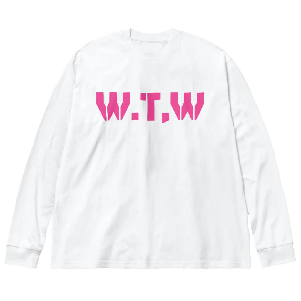 T-ShhhのW.T.W(With the works) ビッグシルエットロングスリーブTシャツ