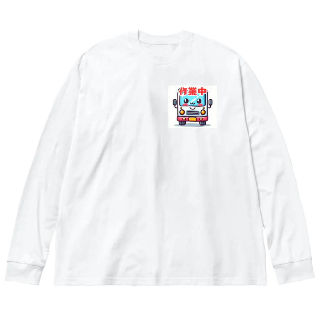 軽貨物の軽貨物くん ビッグシルエットロングスリーブTシャツ