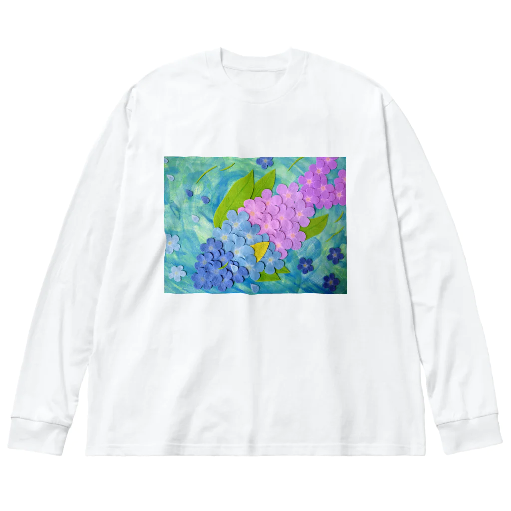 つぎの勿忘草　ワスレナグサ Big Long Sleeve T-Shirt