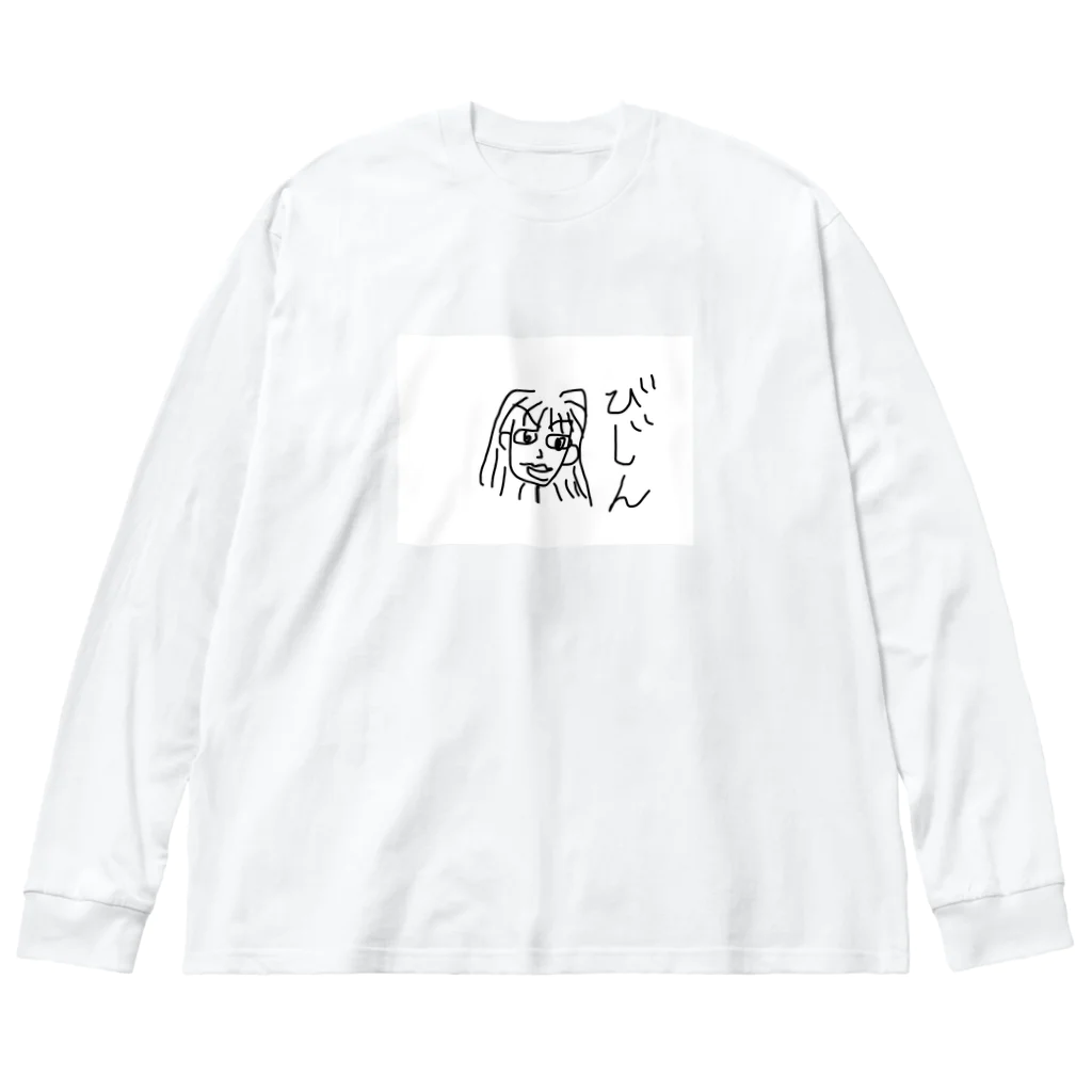 hetaTのhetaTびじん ビッグシルエットロングスリーブTシャツ