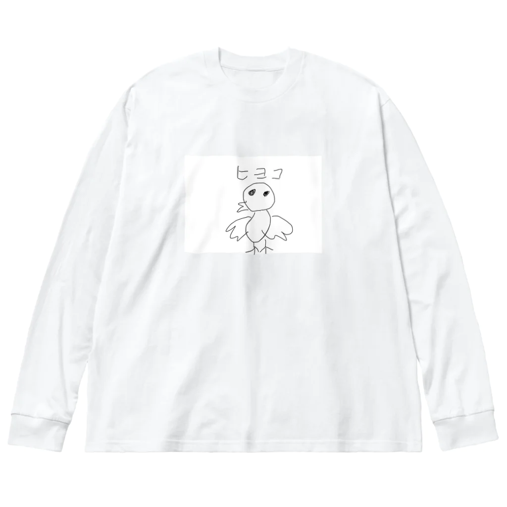 hetaTのhetaTひよこ Big Long Sleeve T-Shirt