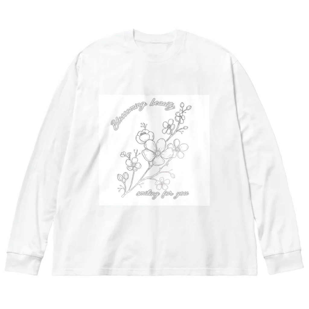 Kotoha-shopの桜の花言葉 Big Long Sleeve T-Shirt