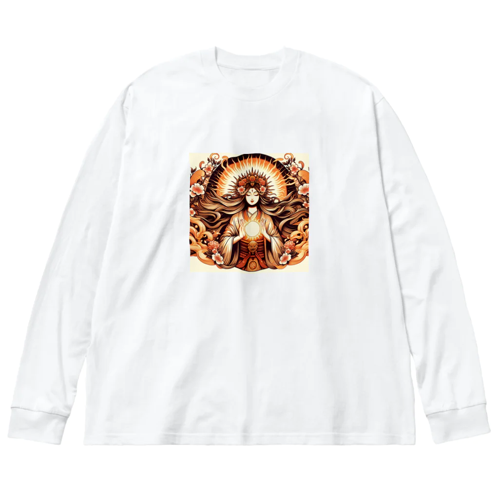 うりこみ屋の太陽神天照大御神さま Big Long Sleeve T-Shirt