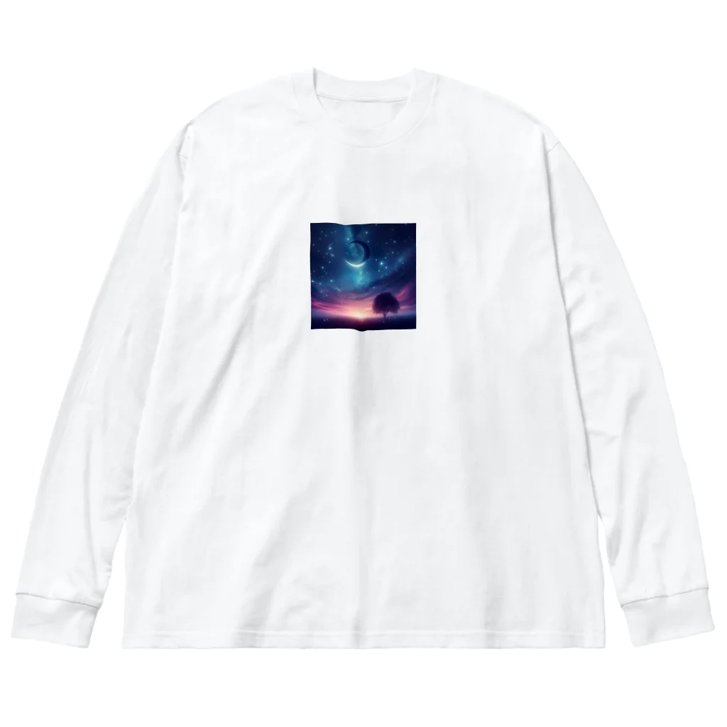 cocoraion1524の星空 ビッグシルエットロングスリーブTシャツ