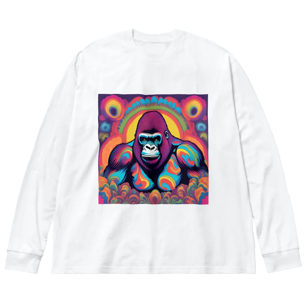 ショップAZUのゴリラゴリラゴリラ Big Long Sleeve T-Shirt