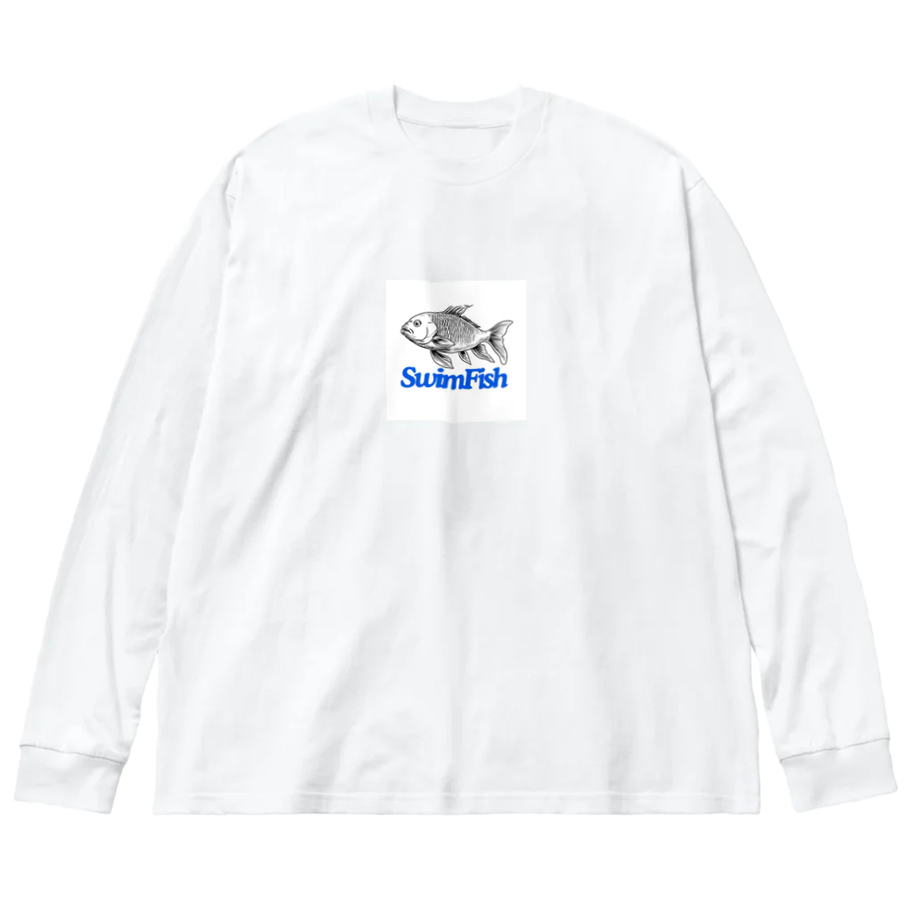 ウェブエンパイアのSwimFish(泳ぐ魚) Big Long Sleeve T-Shirt