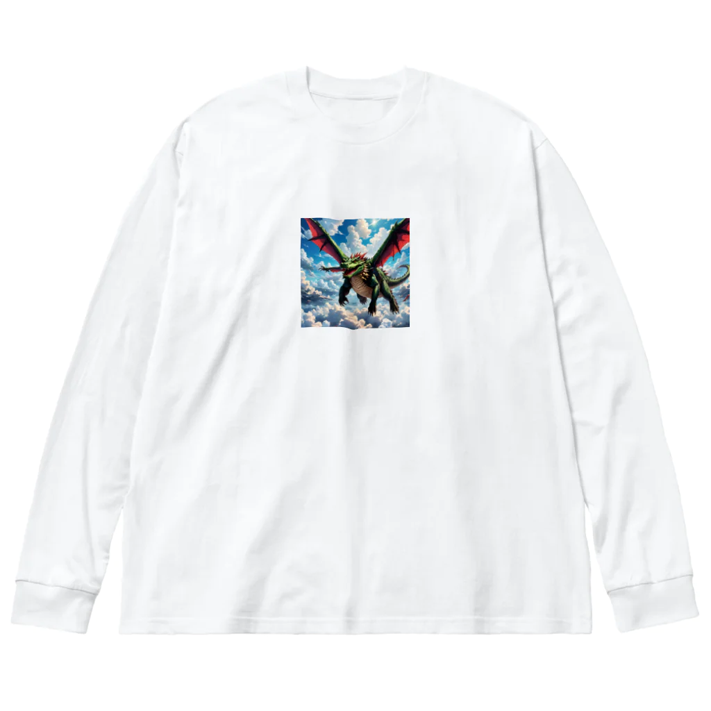 さぷのフライングワニ Big Long Sleeve T-Shirt