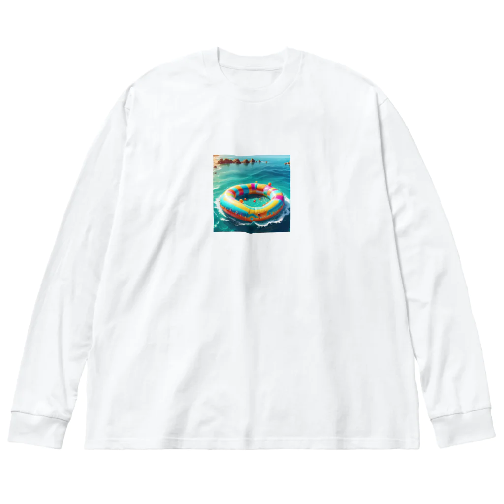 noiSutoaのカラフルなうきわ Big Long Sleeve T-Shirt