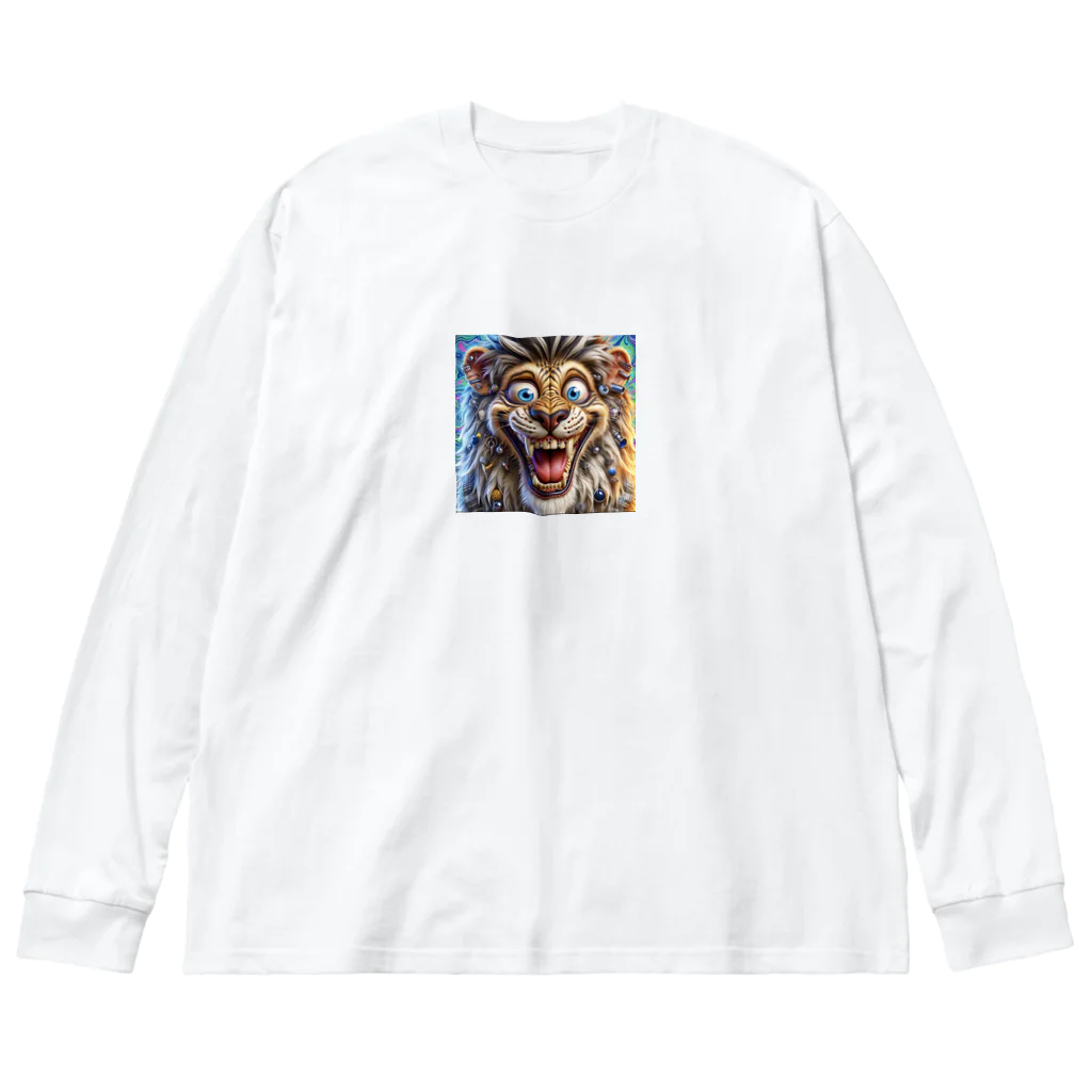 crazy_x_crazyのクレイジーライオン Big Long Sleeve T-Shirt