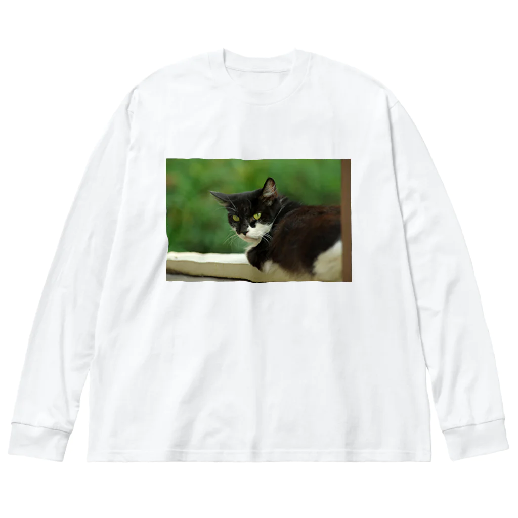 horidesuの振り向くネコ Big Long Sleeve T-Shirt