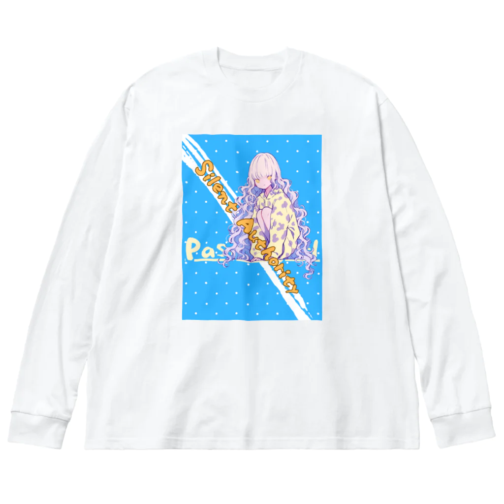 じょいちぃのPastel girl「パステルガール」 ビッグシルエットロングスリーブTシャツ